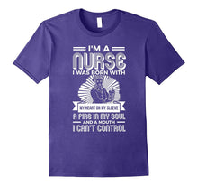 I'm a Nurse I Was Born With a Heart on My Sleeve T-Shirt RN