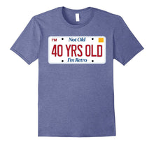 40th Happy Birthday T-Shirt; 40 Years Old Tshirt; Retro Tee