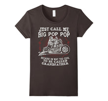 Just Call Me Pop Pop Biker Grandfather T-Shirt