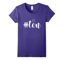 10th Birthday Girls Shirt Gift Kids Hashtag Milestone Ten 10