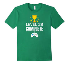 Funny Level 29 Complete T-Shirt 29th Birthday Gamer Gift Tee