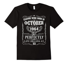 Legends Were Born in October 1964-53rd Birthday Gift Shirt