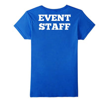 Event Staff T Shirt, Printed on BACK of Shirt