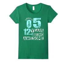 12 Years of Being Awesome T-Shirt Made in 2005 Tee