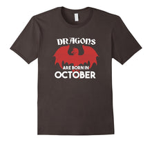 Big Boys Dragon Birthday Shirt - Dragons Are Born in October