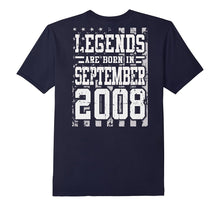 Legends Born in SEPTEMBER 2008 Gift 9 Years Old Backside