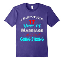 17th Wedding Anniversary Tshirt Marriage Husband Wife Couple
