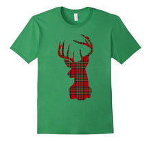 Stewart Plaid Deer Scottish Pride Tartan T-Shirt