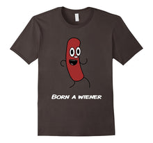 Funny Hot Dog Shirt - Born a Wiener T-Shirt