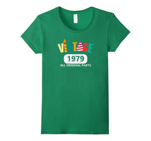 Funny 38th Birthday Gift T-Shirt 1979 Best Vintage Emoji Tee