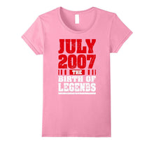 10 Years Old Kid Birthday Gift T-Shirt Born in July 2007 Tee
