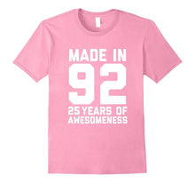 25th Birthday Shirt Gift Age 25 Year Old Mens Womens Tshirt