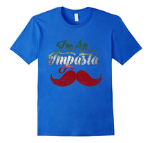 "I'm an Impasta" Funny Italian Dad Joke Mustache T-Shirt