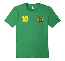 ETHIOPIA T-Shirt Ethiopian Tee Soccer Football Futbol
