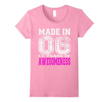11th Birthday Gift Shirt 11 Years of Awesomeness Made in 06