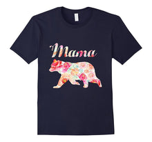 Mama Bear Floral Tee, Mom Graphic T-Shirt, Mother's Day Gift