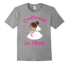 Confirmation Catholic Cartoon Girl Brown Hair Gift T-Shirt