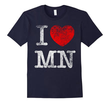 Love MINNESOTA T-Shirt Heart Funny Tee