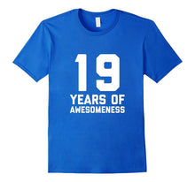 19th Birthday Shirt Gift Age 19 Year Old Boy Girl Tshirt Tee