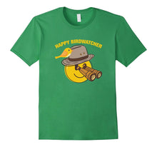 Happy Birdwatcher T-Shirt - Bird Watching Birding Smiley