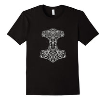 Mjolnir - Thors Hammer Tattoo Style T-Shirt