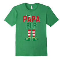 Papa Elf Funny Christmas Family Santa Hat Boots Gift T Shirt