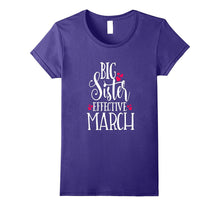 Big Sister Shirt Pregnancy Baby Mom Effective March