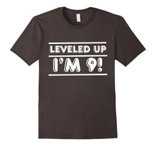 Leveled Up! Happy 9th Nine Birthday Boy T-Shirt T Shirt Tee