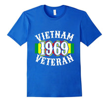 Mens Vietnam 1969 Veterans Tshirt for War Vets and Heroes