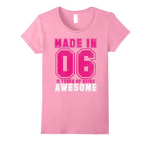 11th Birthday Gift T-Shirt Made in 06 Tee 11 Yrs Old Gift