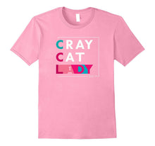 Cray Cat Lady 2017 Funny National Cat Day Graphic Tshirt Tee
