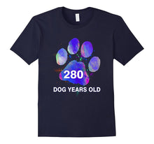 Awesome 280 Dog Years Old T-Shirt Funny 40th Birthday Gift