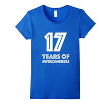 17th Birthday Shirt Gift Age 17 Seventeen Year Old Boy Girl
