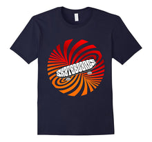 Skateboard Retro Illusion Red 70th Disco Skater LOL T-Shirt