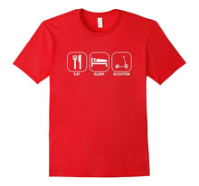 Eat Sleep Scooter T-Shirt Funny Stunt Casual Unisex Top Tee