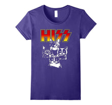 Hiss Funny Cats Kittens Rock Rockin T-Shirt Gift Tee Pun