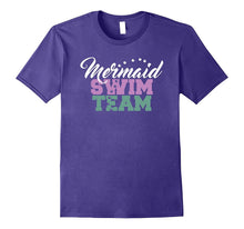 Mermaid SWIM TEAM Bubbles Fun T Shirt