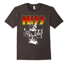 Hiss Funny Cats Kittens Rock Rockin T-Shirt Gift Tee Pun