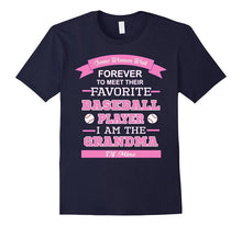The Grandma of the Baseball Player Grandma Gift T-Shirt