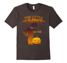 1 Year Old 1st Birthday Tshirt - Halloween Little Pumpkin