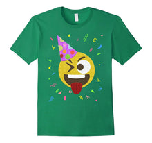 Silly Face Emoji Birthday Party Shirt - Glitter Emoji Shirt