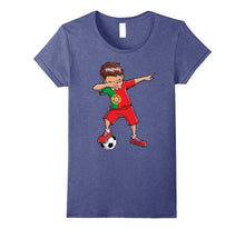 Soccer Boy Dabbing T Shirt Portugal Portuguese Football Boys