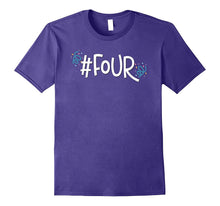 4th Birthday Party Shirt Kids Son Daughter Mom Dad Four 4