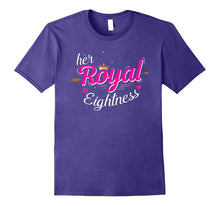 Cute 8 Year Old Girl Birthday T-Shirt 8th Princess Heart