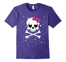 Girls Halloween Shirt - CUTE SKULL AND CROSSBONES T-Shirt