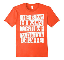 Giraffe Halloween Costume Shirt - Funny Halloween Kids Gift