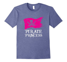 Pirate Princess Shirt Pink Ladies Flag Skull and Swords