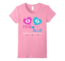 Pink or Blue: Baby Shower Gender Reveal Shirt for Grandma