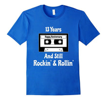 13th Wedding Anniversary Gift 13 Years T-Shirt Cassette Tape