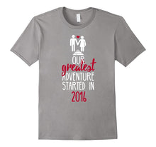 1st Wedding Anniversary T-Shirt Funny for Married in 2016 J